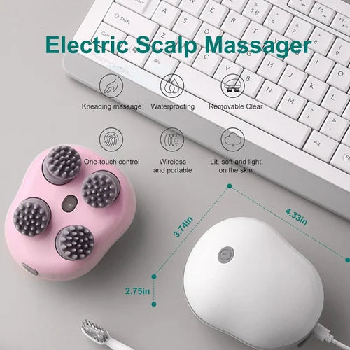 Electric Scalp Massager Electric Head Massager Rechargeable